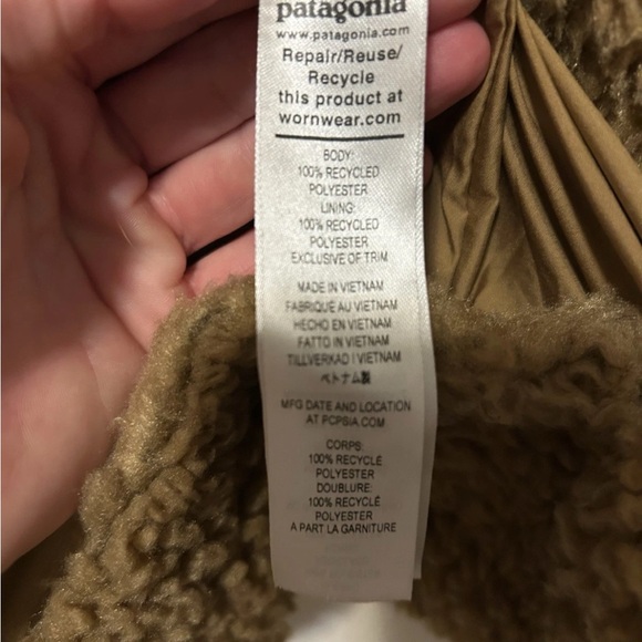 Free People x Patagonia Ranch Chore Weather Jacket coat Yellowstone shearling - Picture 8 of 13